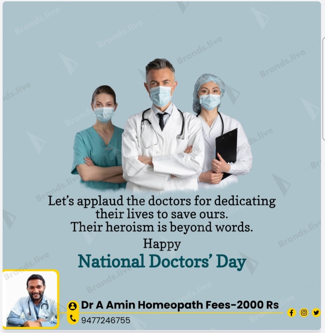 ArchimedesAmin's tweet photo. National Doctors Day https://t.co/UQpbZE2Rx7