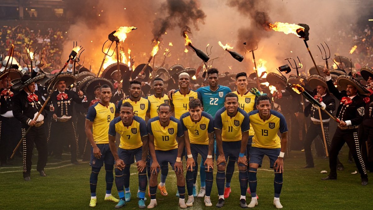 conejo_oligarca's tweet photo. No perdimos hermanos ecuatorianos: nos ganaron fuera de la cancha, no adentro. Nos ganaron con tácticas delincuenciales, insultando, desmoralizando a nuestros jugadores, sin dejarlos dormir antes del partido. Qué festejen hoy los narcos: se lo ganaron actuando como lo que son: delincuentes lacras. Y la victoria no les durará mucho: porque pronto tendrán que jugar en Estados Unidos. Ese país donde son expertos en saltar muros. Y ahí no podrán actuar cómo delincuentes en contra de su próximo adversario. Ahí no podrán reunirse cómo delincuentes a causar pánico en las calles. Ahí se los llevan presos y los deportan a su país de narcos delincuentes que son. Ahí veremos de lo que están hechos 😌