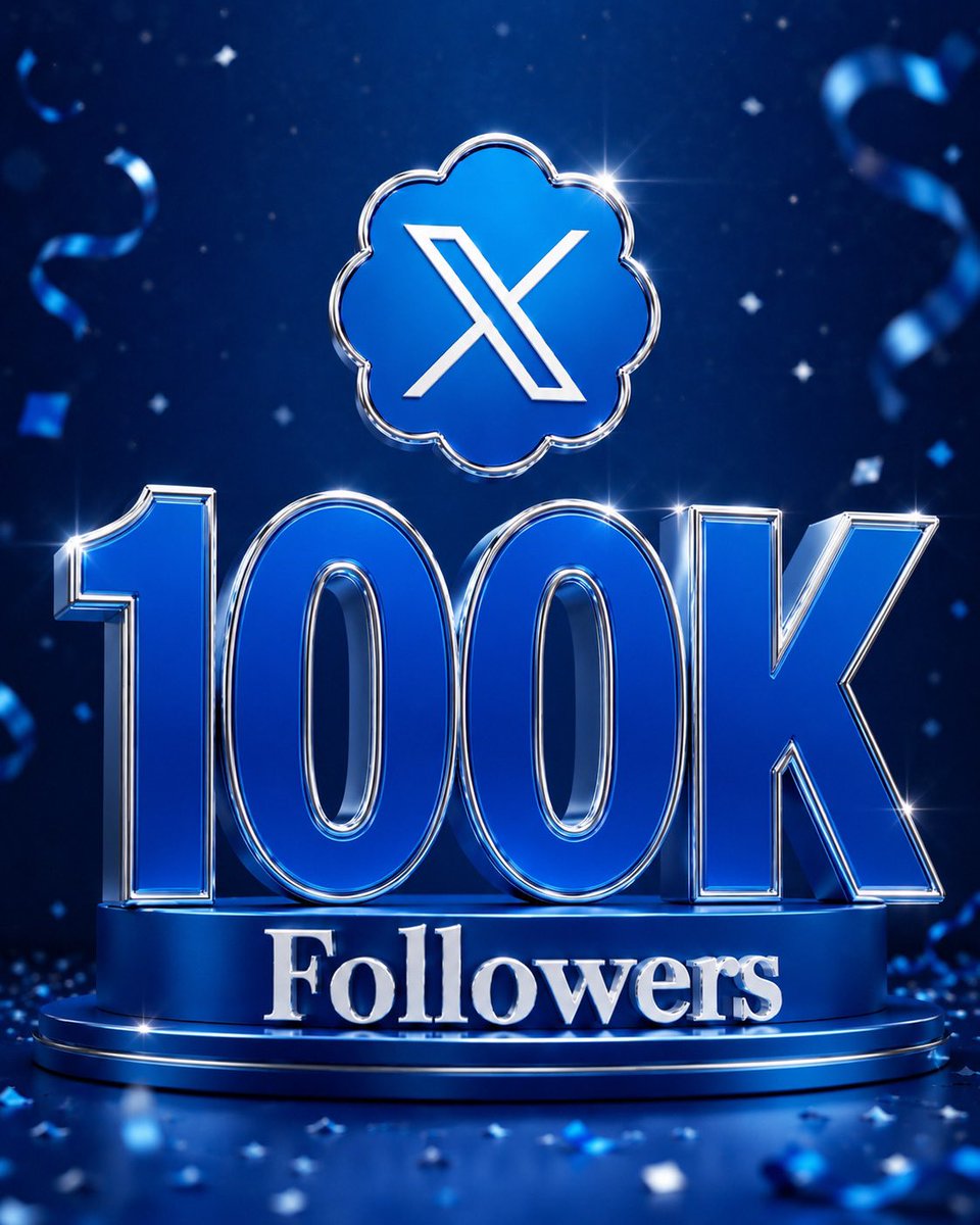 Redx200's tweet photo. 100K followers is more than a milestone.

It’s proof that consistency always wins.
 
Thank you for every follow. https://t.co/bGLR7OUjuq