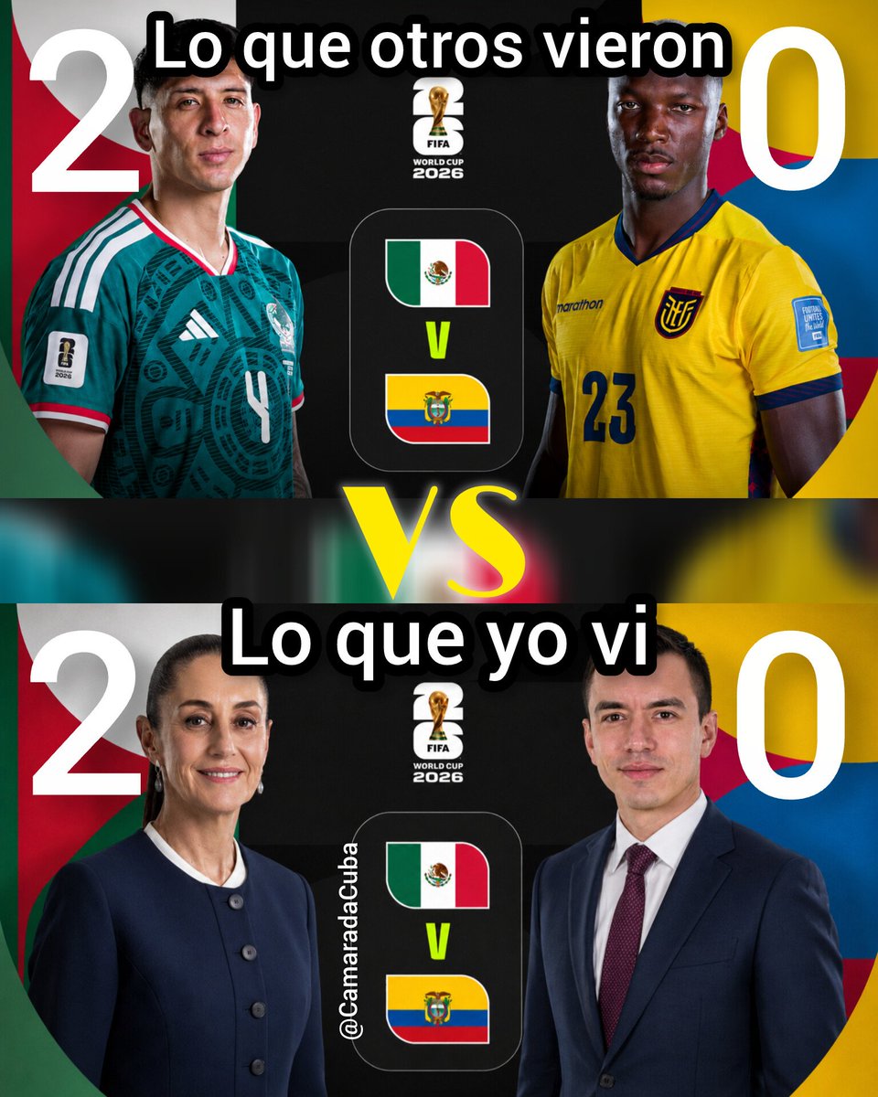 CamaradaCuba's tweet photo. Todo es política. ¡Viva México! 🏆🇲🇽 https://t.co/DCh9BCg5BW