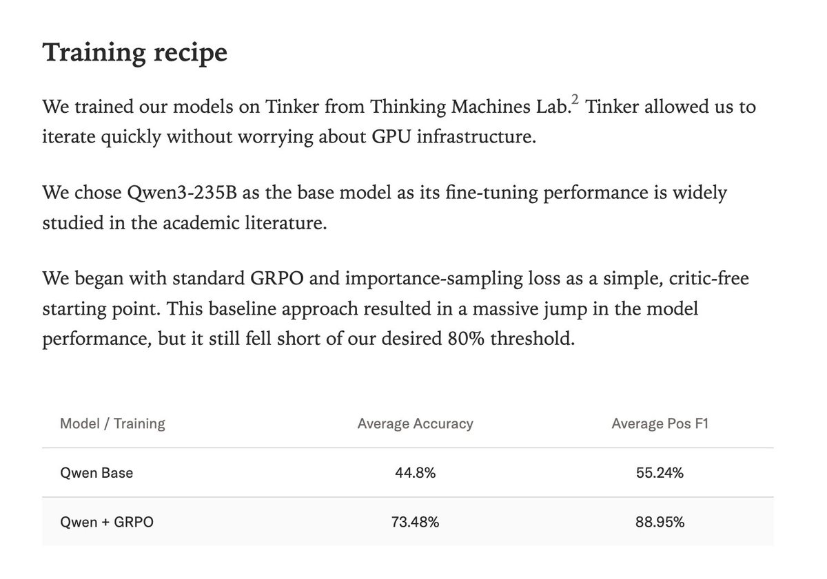 peeyuzz's tweet photo. @miramurati @tinkerapi this is why dario has been crashing out and asking for ban on open source models... he knows finetuned models outperform both on cost and accuracy https://t.co/UQhp7MKx2H