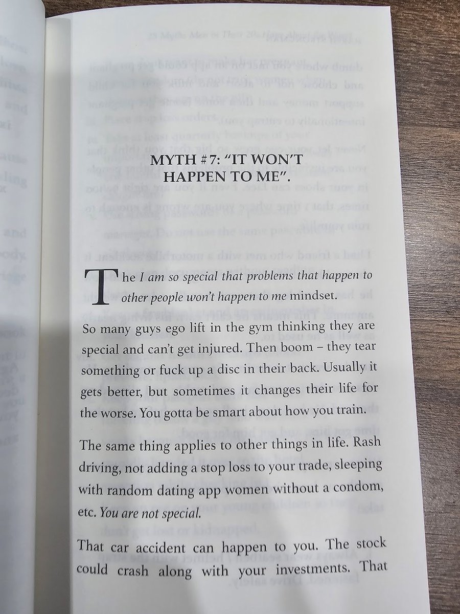 LifeMathMoney's tweet photo. Your 20s are the most important decade of your life. 

What you do in these 10 years will shadow you for the rest of your life. 

Despite knowing this, most young men waste their 20s because of their own hubris. 

They think they already know everything and have nothing to learn from anyone. 

They could not be any more wrong.

There are many things that men in their 20s learn the HARD way. 

They pay the price with wasted months and years.

Read 25 Myths Men in Their 20s Have About The World

It will save you a lot of pain, time, and suffering

https://t.co/65031EwR46