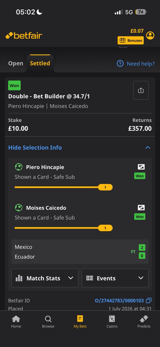 henri1904UTT's tweet photo. @A6788C Cheeky inplay winner inspired by u so ty for the assist https://t.co/Toz61mxTcw
