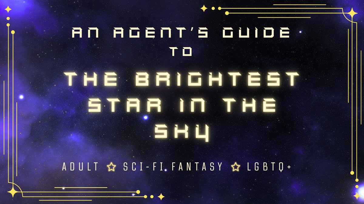 KLLempereur's tweet photo. Oh, what's this? An agent's guide to THE BRIGHTEST STAR IN THE SKY?

Just in time for #QueerPit, here's what you're going to get in my manuscript: toxic sapphics (#OwnVoices rep!), dark sci-fi fantasy vibes, and SO many queer people.

#SF #F #A #LGBTQ https://t.co/CqKLdlCt53