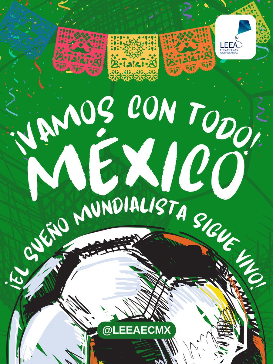 leeaecmx's tweet photo. 🇲🇽 ¡Felicidades, Selección Mexicana! 💚🤍❤️
Gran triunfo y merecido pase a los octavos de final del Mundial 2026. Gracias por dejar el corazón en la cancha y hacer vibrar a todo México. ¡Vamos por más! ¿Y si sí?
#Mundial2026 #fútbol #México #SelecciónMexicana #últimahora https://t.co/5qSZLBIemI