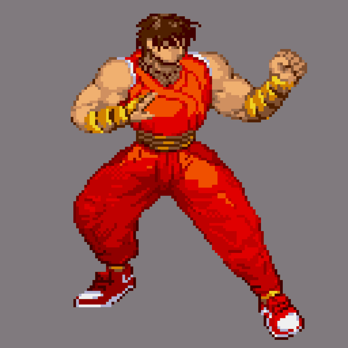 StandbyPXL's tweet photo. Street Fighter Study 😼

#pxielart #ドット絵 https://t.co/SfugphpQUG