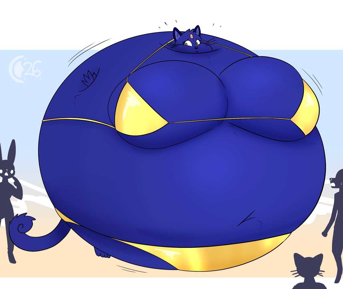 ChocEnd's tweet photo. Persian at the beach... just in time for Juicy July! https://t.co/hf1M3mkQVD