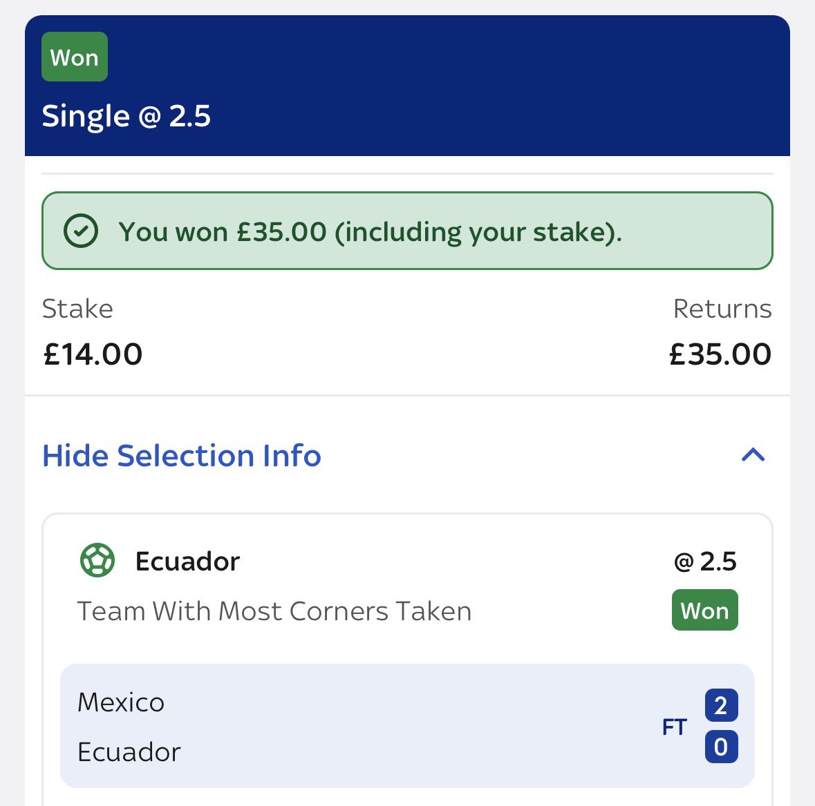 TheLadderLad's tweet photo. FULL LADDER BOOOOM 🔥

+3.75 Units ✅✅ https://t.co/Dwp99gYumF