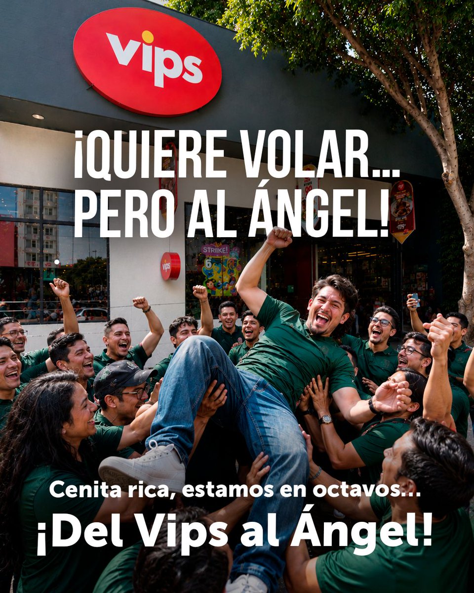 VIPS_MX's tweet photo. ¡Una victoria a la mexicana sabe mejor! 🥳🇲🇽 Vips Hamburgo fue el punto de reunión para vivir el juego y celebrar juntos este gran triunfo 🏆🫰🏻 #NosVemosEnVips https://t.co/uV7ZT8KR1s