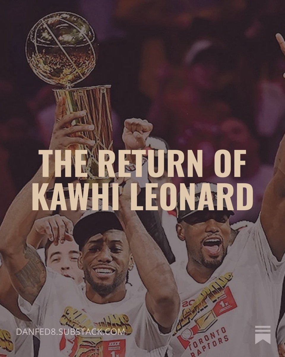 Fednation8's tweet photo. The Klaw is back in town and this time it’s permanent. 

#NBA #KawhiLeonard #TorontoRaptors #WeTheNorth 

https://t.co/CegWFbAAWO https://t.co/UA6KcqTSDJ