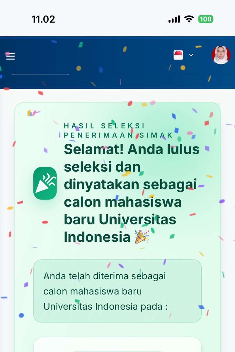 franksbop's tweet photo. YA ALLAH TERIMAKASIH YA ALLAH KETERIMA PIL 2 TEKNIK INDUSTRI TERIMAKASIH SIMAK UI😭😭😭❤️❤️ https://t.co/RQyJgznnu9