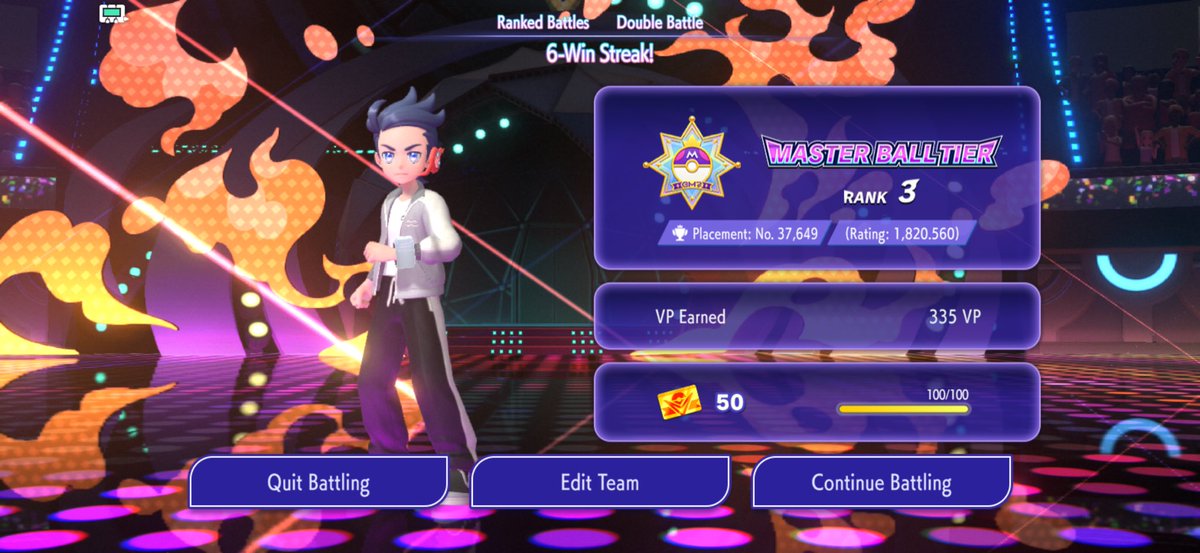 kapsgacha's tweet photo. This team putting in WORK  with the 6 win streak!

#pokemon #pokemonchampions https://t.co/W3ZcgRBx7U