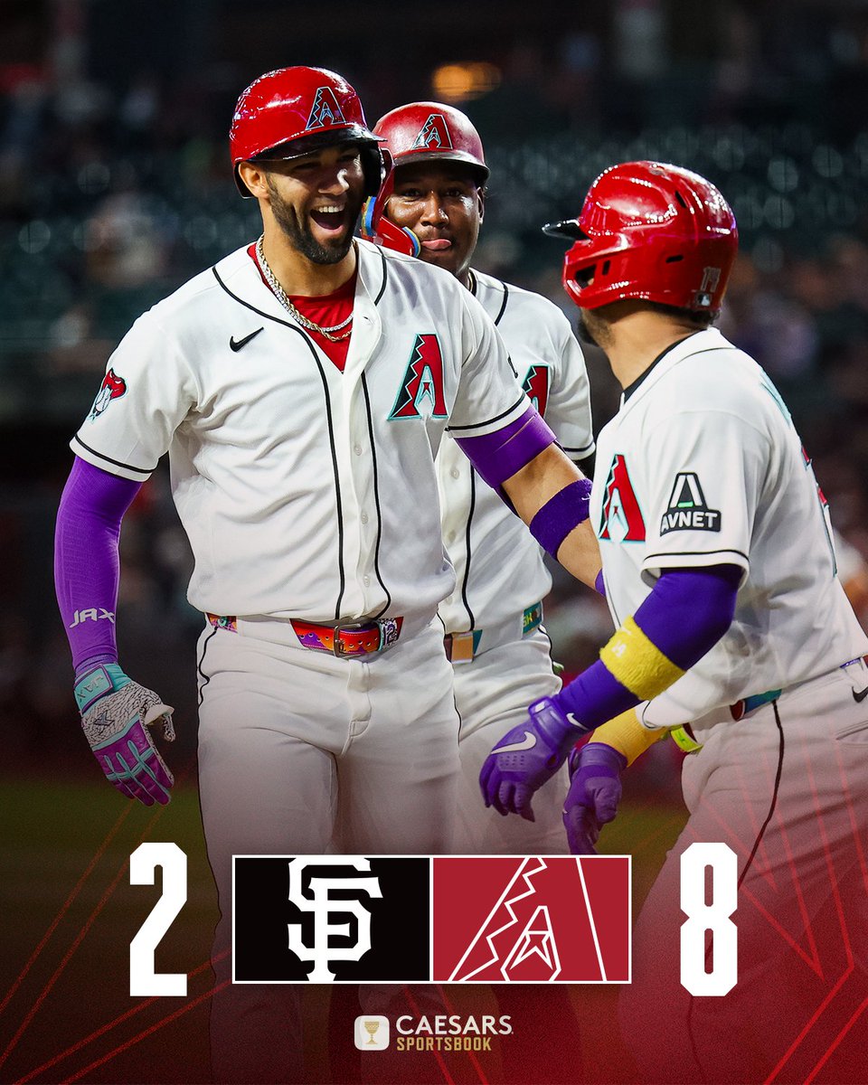 Dbacks's tweet photo. 8? As in runs scored tonight? Or as in our 8-0 record against the Giants this season? https://t.co/iDlj5qRBq2