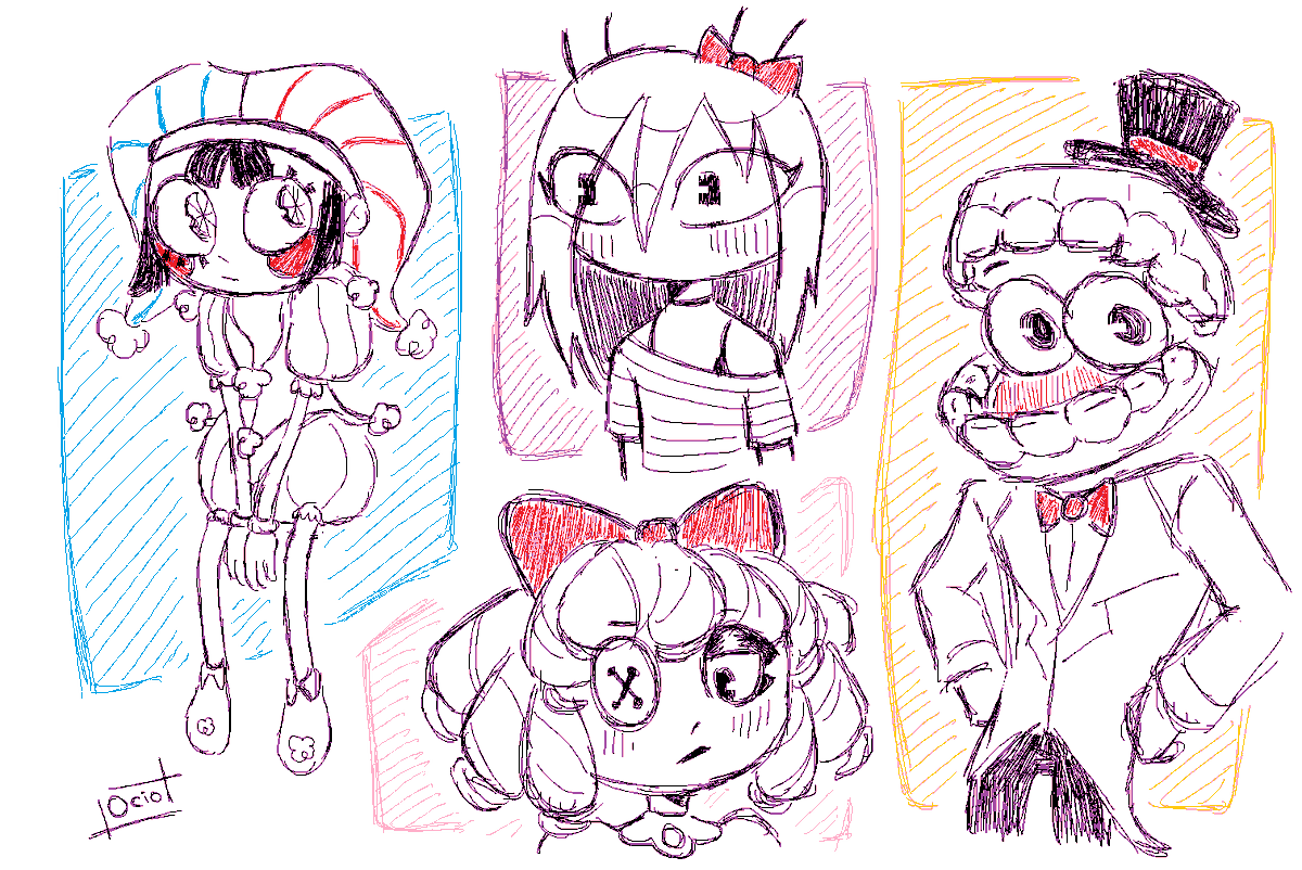 Ocio_coff's tweet photo. Not gonna lie... I totally forgot I have twitter... So here I will leave some doodles https://t.co/hlFdvLtktV