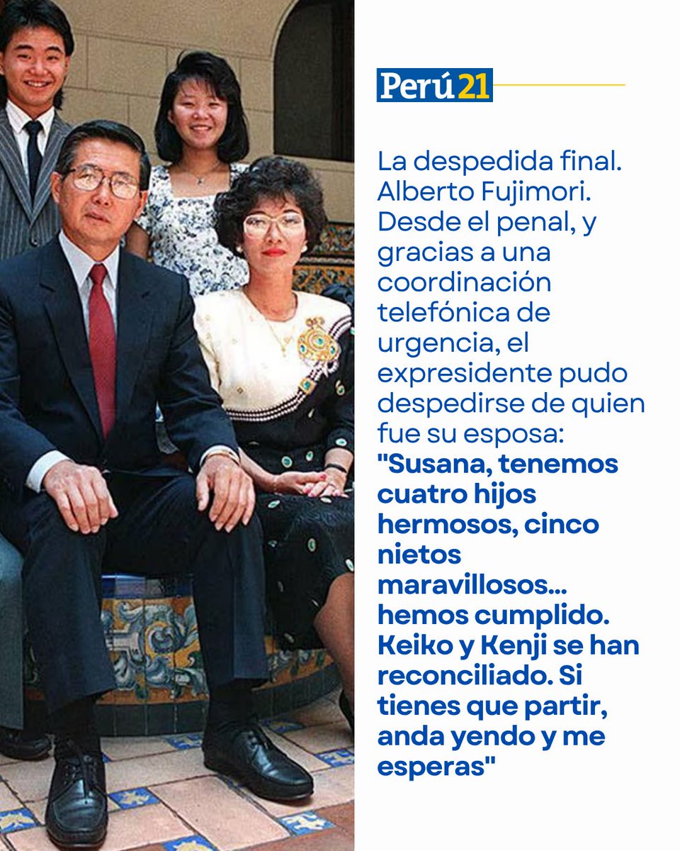 peru21noticias's tweet photo. ⭕ Durante décadas, el divorcio de Alberto Fujimori y Susana Higuchi fue uno de los episodios más mediáticos, tensos y dolorosos de la política peruana, dejando una herida abierta que parecía imposible de sanar.  https://t.co/QyoYb3DyQk https://t.co/PywWmQoXgW