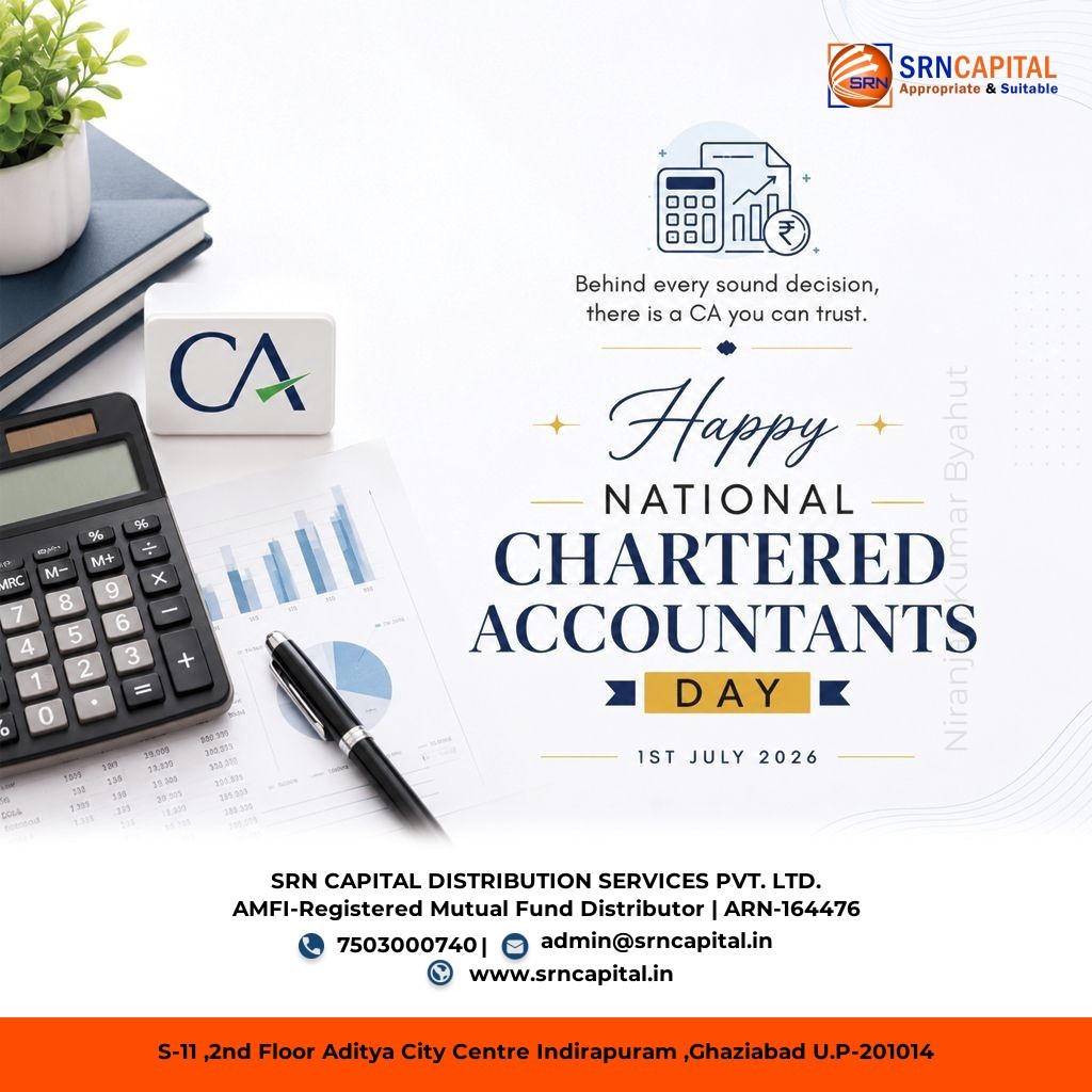 srn_capital's tweet photo. Behind every sound financial decision, there’s a CA you can trust. On National Chartered Accountants Day, we honor the professionals who turn complexity into clarity.
 #NationalCharteredAccountantsDay #CA #FinancialPlanning #InvestSmart #SRNCapital https://t.co/bJ8nfjZAk3