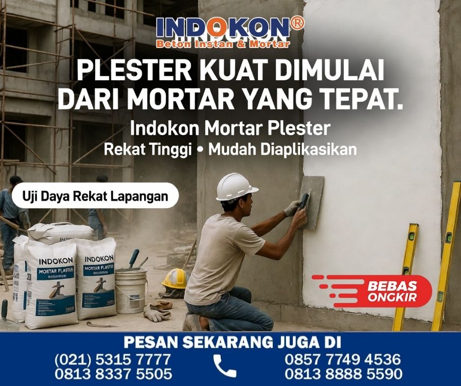 indokon1's tweet photo. Plester kuat dimulai dari mortar yang tepat
Kalau plester mudah rontok, biaya ikut naik
Indokon Mortar Plester
βRekat tinggi
βMudah diaplikasikan
πBangun sekali, jangan revisi berkali-kali.
πhttps://t.co/K7UXXRBCFD
#MortarPlester #Indokon #PlesterKuat #TukangPro #BangunanKuat https://t.co/XCh0h08i5I