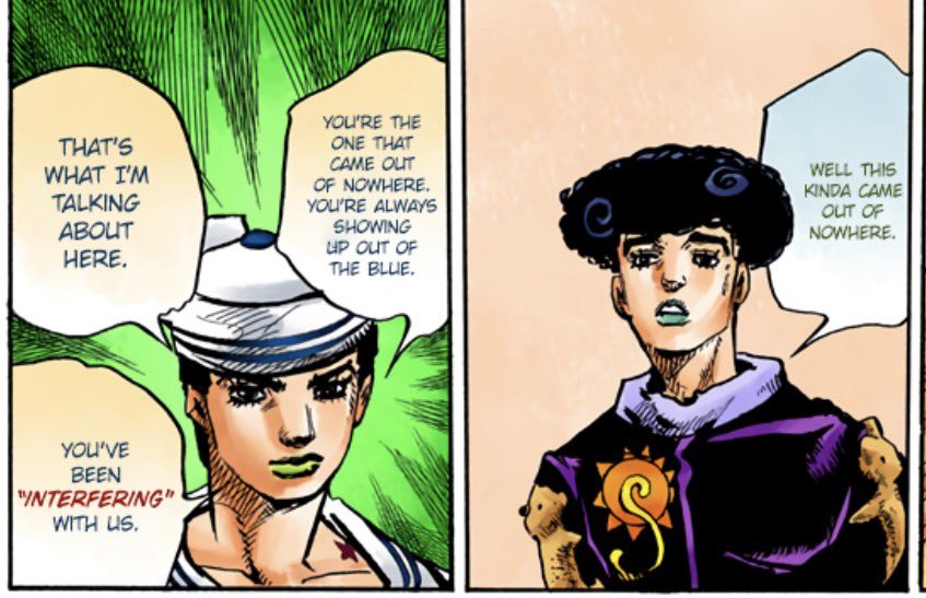 yes0ryes's tweet photo. the way tooru did nothing wrong atp either and josuke’s already on his ass LMAOAOA https://t.co/HXBnWG2CYj