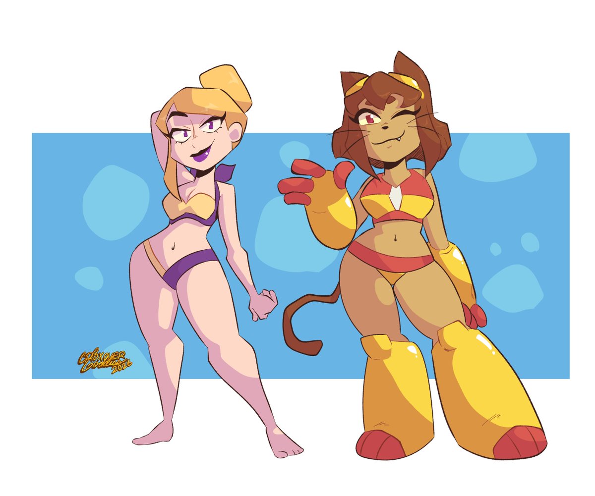 Croxovergoddess's tweet photo. Gameoverse commission! https://t.co/wbIaV2Cpmv
