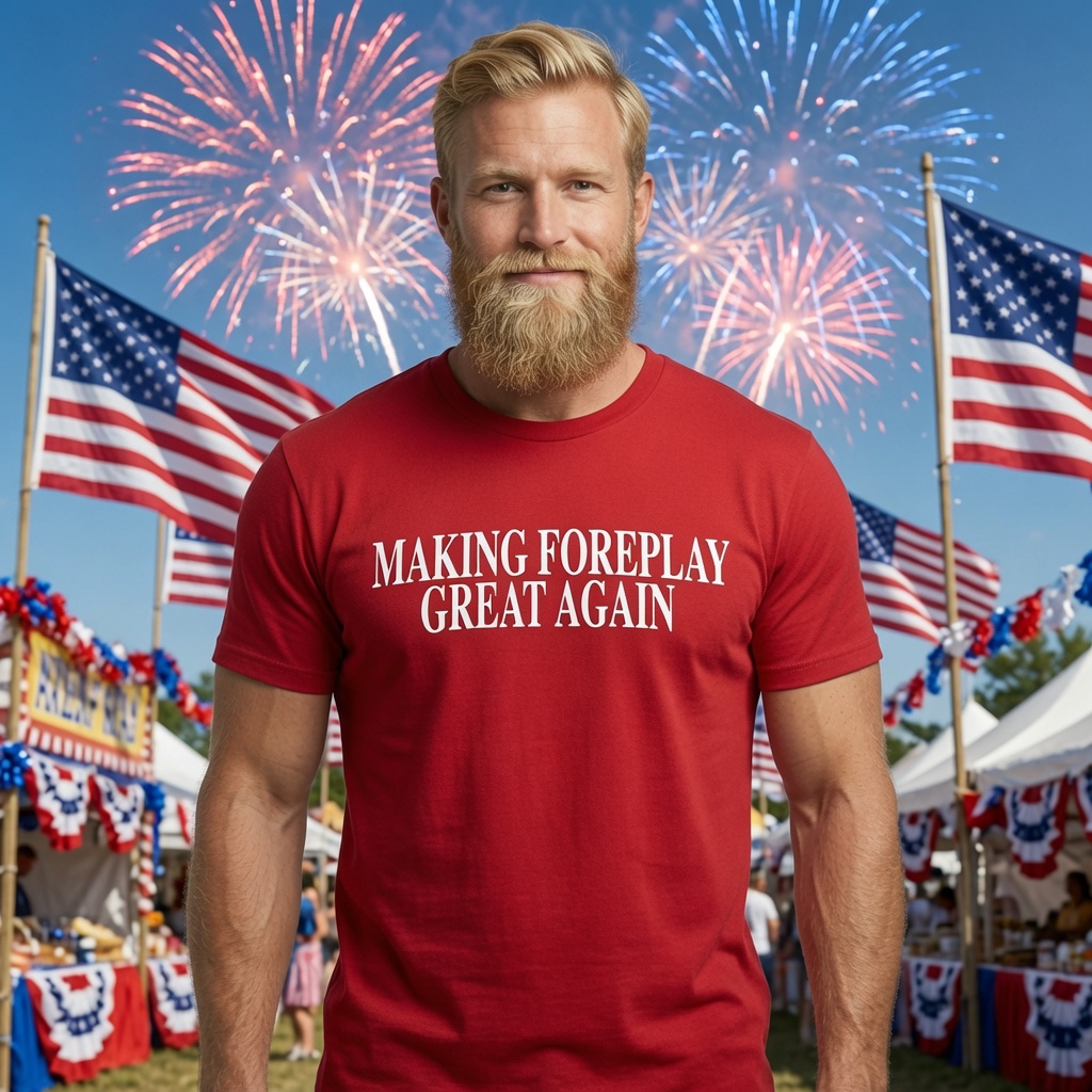 thighbrush's tweet photo. THIGHBRUSH® "Making Foreplay Great Again" Red 2.0. Men's T-Shirt in Red with White Print/Logo. Available in Sizes Small -3X-Large. 

Shop the THIGHBRUSH® Store!  
*Store Link in Bio*

 #MENS #FUNNYSHIRTS #tshirts #MENSAPPAREL #THIGHBRUSH #THIGHBRUSHAPPAREL #THIGHBRUSHNATION https://t.co/WOzB9C0mbV