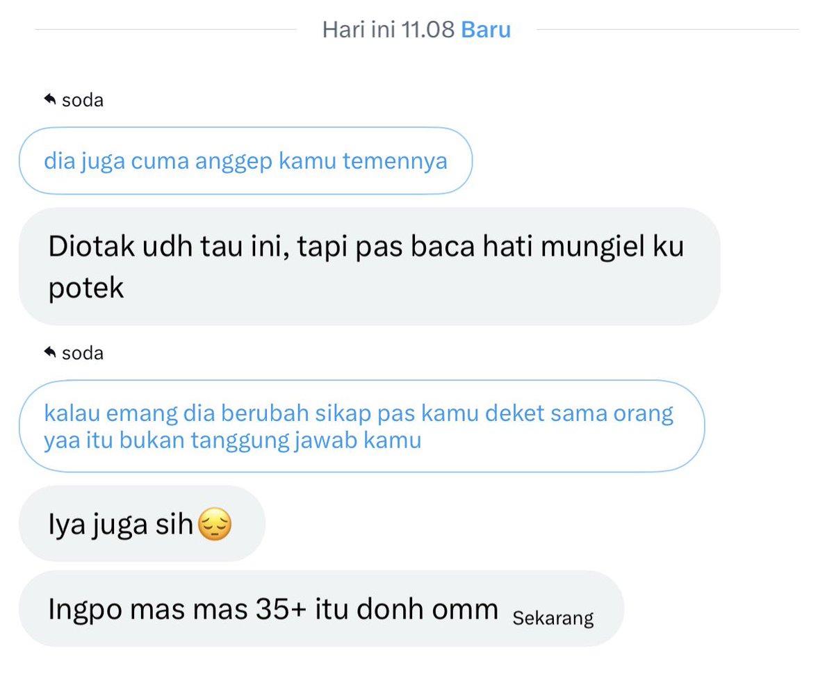 omsodaa's tweet photo. p inpo..
apakah ada mutualku yg 35+ ??? https://t.co/3TuMpTNBfe