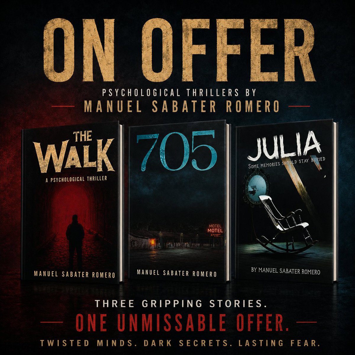 manuelauthor's tweet photo. It’s #ShamelessSelfPromoSunday! Drop your #links, #BookCovers, #blogs, and #art below for a boost! My new project on the works #WritingCommunity #BookTwitter #WritersLift #IndieAuthors
My books here on offer
https://t.co/Lf6lduCuOz https://t.co/OsBwGRbai4