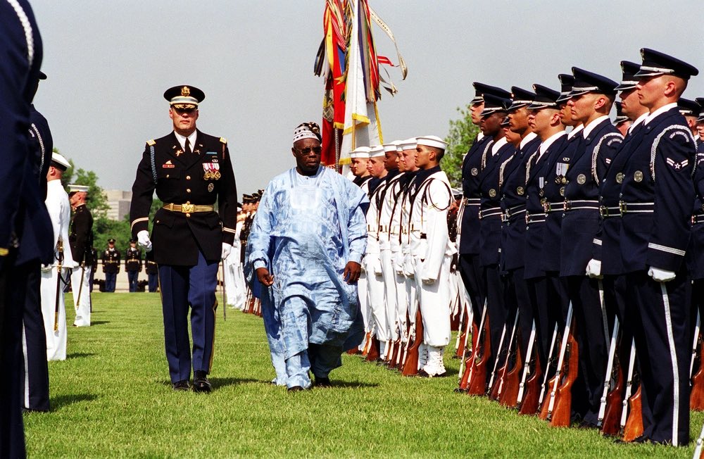firstladyship's tweet photo. There is no picture or video of this man that you will see today & not feel proud as a Nigerian.

Just look at these pictures. Nigeria used to be fucking respected! OBJ is forever goated!

THE APC IS A WORTHLESS PIECE OF SHIT!

Go through the comment section & read “real accounts” of how he managed to move millions of Nigerians out of poverty — into the middle class bracket (without breaking a sweat).

The testimonies are in their hundreds, thousands even! OBJ touched lives in ways that no one can deny. And he made no noise about it. There was no propaganda whatsoever.

Obasanjo was hand’s on. He never hid behind Aso Rock walls. Baba Iyabo met Nigerians on the streets. OBJ held regular meetings with captains of industries. He had no idiots like Reno, Bwala, & other mobsters — insulting & gaslighting your entire existence. No one told you to fry Akara, roast corn, nor bake kulikuli.

OBJ held regular presidential media chats. He had the ability to articulate his visions. The man was/is presidential. You had no presidential (first son) nor a presidential first daughter (Iyaloja General) disturbing your peace.

Poverty eradication was central to his success. OBJ had Poverty Alleviation as his key objective

He did not weaponize poverty. He pursued the Millennium Development Goals (MDGs) vigorously. Back then Vision 2010 enjoyed repeat telecast via NOI’s jingles. I hardly talk about his politics. My agenda is strictly his Economic Reforms & robust Foreign Policy.

Back then, your Green Passport & the Naira were strong. Teachers bought cars. Middle class families had up to two cars — a Volvo & a Mercedes or a Peugeot. In some other families, you had up to three cars packed outside.

The Volkswagen (tortoise) was almost always the third leg. Teachers & Civil Servants bought cars. They bought lands & they built houses as well. Nigerians shopped online & had the items shipped to Nigeria. Back then, Nigerians had disposable income & Dubai na water. Nigerians were always there on regular shopping sprees.

Upward Mobility was everywhere! Middle income Nigerians had enough to eat & empty inside the trash. On his watch, goats & stray dogs had enough to eat at nights. Midnight was a feast for the animals. You woke up in the morning & found your dustin on the floor — completely emptied by four-legged scavengers.

Highlight, I wish the Third Term Agenda succeeded. Nigeria would have moved past Rice, Agbado, Kulikuli, Akara, 2K, & tomatoes.

I was among the last Millennials. I was born an American to Nigerian parents. Right about the time the military left, I was sent to Nigeria to learn the culture, as well as the language & the family business. I was sent to live with nanna.

My nanna just retired as a Zonal Inspector of Education, & by then, she had started her own private school. That was the time that Gbemu Aremu came to power. I witnessed everything!

The teachers christened his jumbo salary “Gbemu Aremu,” after his middle name.

By the time Jonathan was sworn in as the president, I was back in the states for college.

No one has lifted Nigerians out of poverty & into the middle class on the scale & in the manner that Matthew Okikiola did it. I say these things without apology to anyone! Baba Iyabo was not a saint, but he did Nigerians right!

Much of the surviving footprints from that Golden Era can be traced to his reforms.

Strong banks, EFCC & ICPC, PenCOM & NHIS, the ECA, Abuja National stadium, the 8th All Africa Games (COJA), CHOGM, Nigeria ‘99, etc. Omotosho, Olorunsogo (Papalanto), Geregu, & Alaoji Power Stations. The list is endless!

Chief Olusegun Matthew Okikiola Ogunboye Aremu Obasanjo GCFR created the now disappearing Nigerian middle class families.

This is nostalgia, Nigeria has seen BETTER DAYS! Like it or not, he is the best you had, the best you may ever have! PROVE ME WRONG!