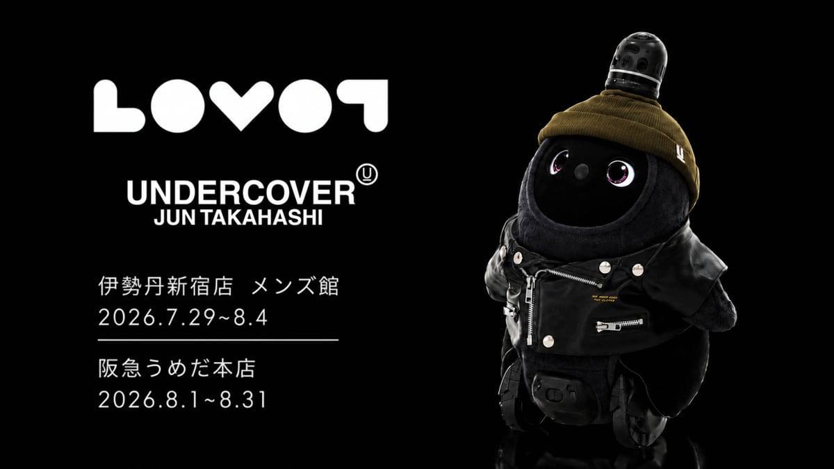 fashionsnap's tweet photo. 【新着】LOVOTがアンダーカバーと初のコラボモデルを発売。ポップアップストアで限定ウェアを販売。 https://t.co/xz6GI3OMT8 https://t.co/lDd5E08BWk
