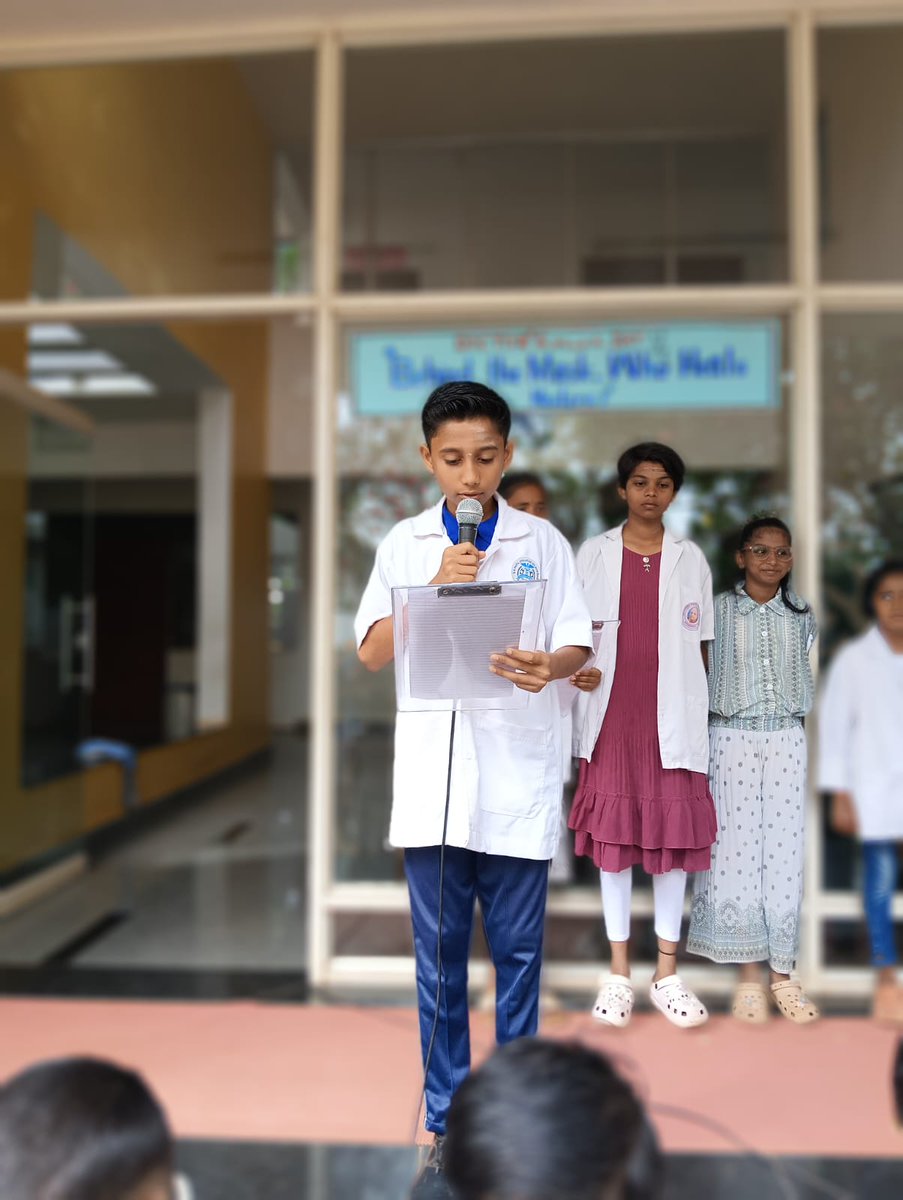 BapujiIntSchool's tweet photo. Bapuji International School celebrated Doctors’ Day with great enthusiasm to honour the dedication, compassion, and selfless service of doctors who work tirelessly to protect and heal lives.  BIS salutes the medical warriors! 🏥✨ https://t.co/2j4vlj27ag