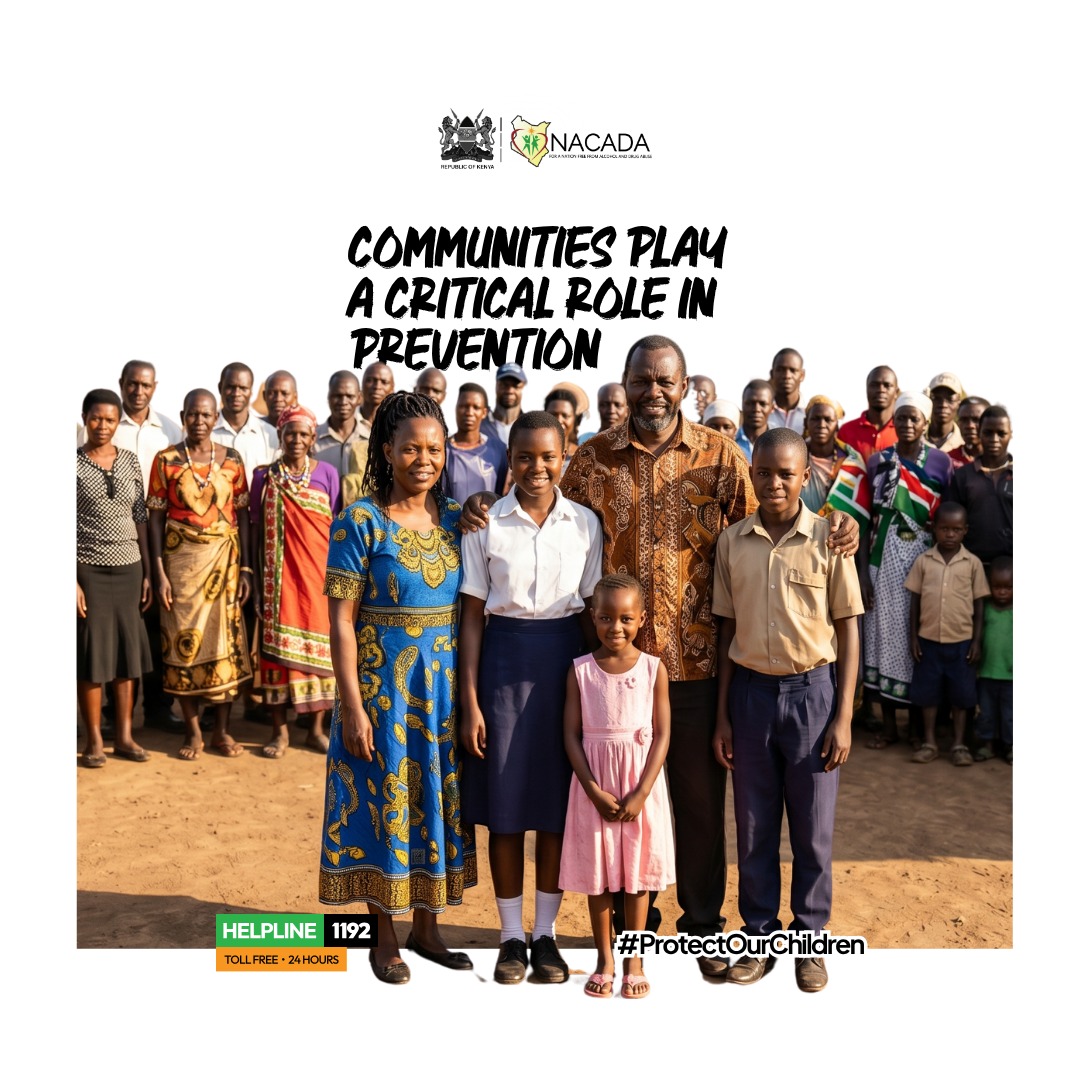 NACADAKenya's tweet photo. 🤝🏘️ Prevention Takes a Village

Parents, teachers, religious leaders, community groups, and local administrators – we all have a role in creating safe spaces and promoting healthy lifestyles.

Together, we protect our young people. 🧡