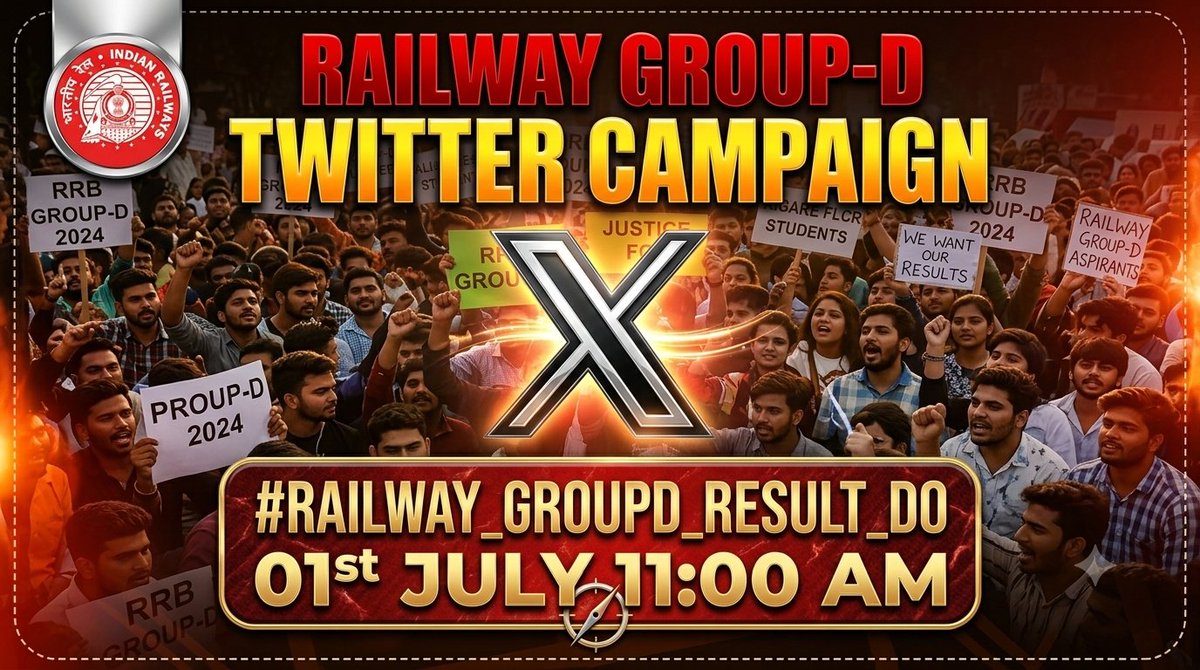 SayanBi70461661's tweet photo. #RAILWAY_GROUPD_RESULT_DO
@RailMinIndia
@PMOIndia
@AshwiniVaishnaw https://t.co/Fdbluju87h
