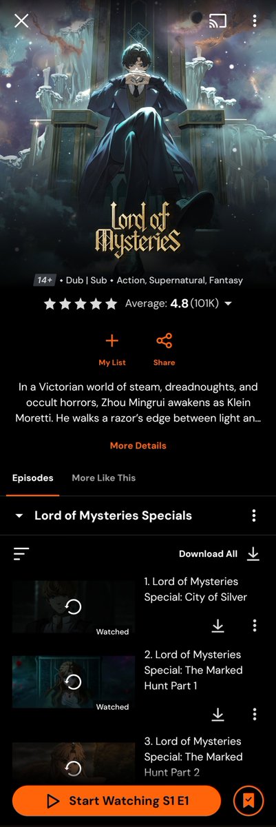 eclairszz's tweet photo. #LordofMysteries Specials is so good 👏🏻👏🏻👏🏻 We need more!! 😭 https://t.co/VxGzujB4pB