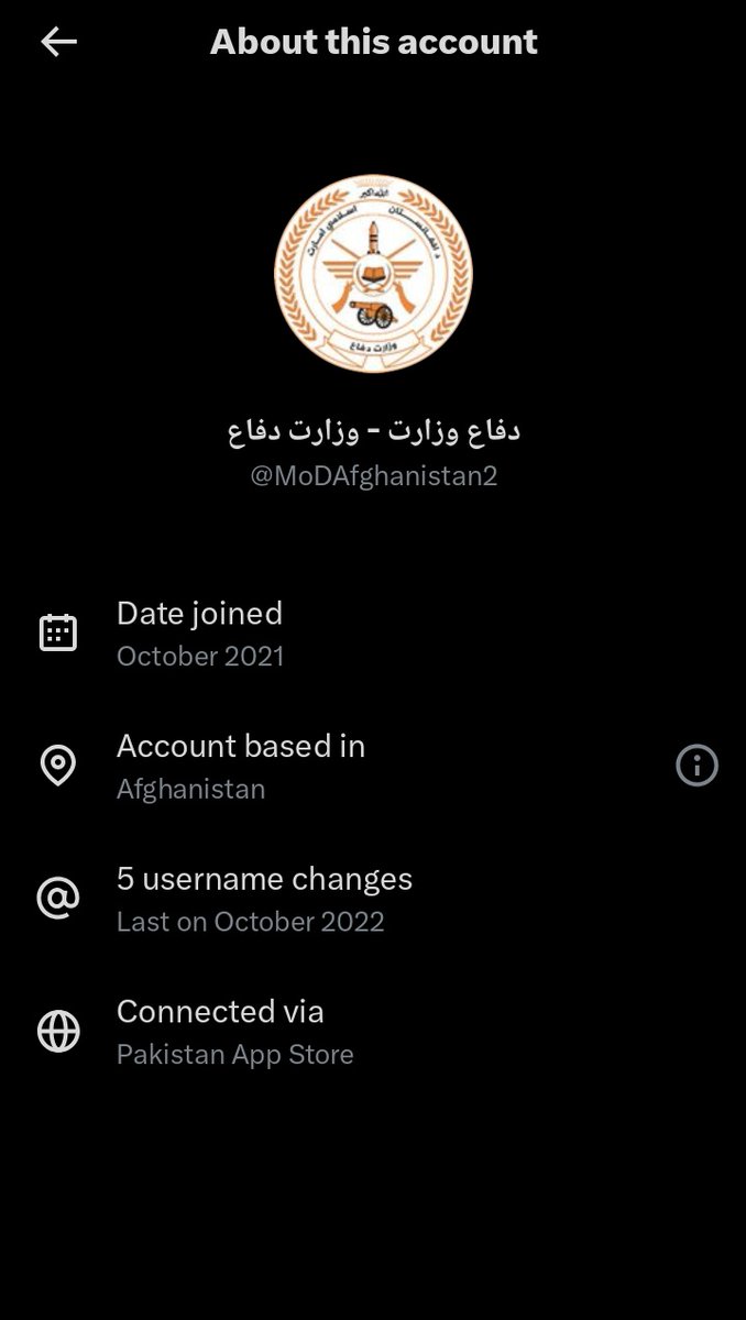 rfwazir19's tweet photo. @MoDAfghanistan2 Connected via Pakistan App store 😂😂😂😂😂 https://t.co/y7cdGYBkd4
