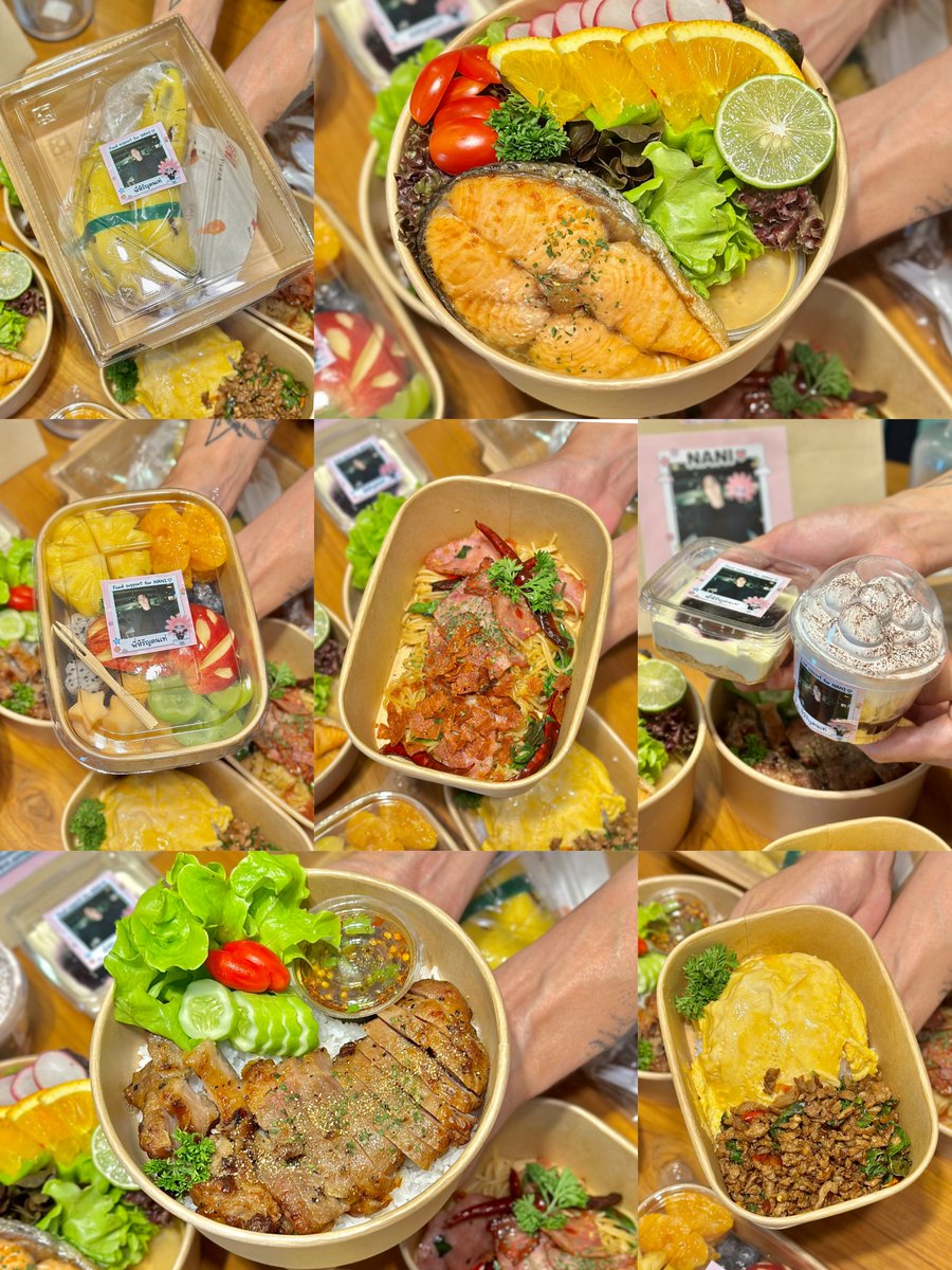 hirunkitfans's tweet photo. 🍝 01.07.2026
Food Support for Nani : Lunch 

#NaniFoodHug
#WUTheSeries
── ♡ #hirunkit_ @Hirunkit_

มีกำลังใจมาเสิร์ฟให้พี่นานิพร้อมลุย WU DESTINY AFTER PARTY แล้วค้าบบ🫶🏻
' กินให้อร่อยนะคะ เป็นกำลังใจให้เสมอ
✌️✌️'

🩷 Thank you @JawApaporn @red_appleapple for food support 🙏🏻

#kotae
#คําตอบของนานิ
