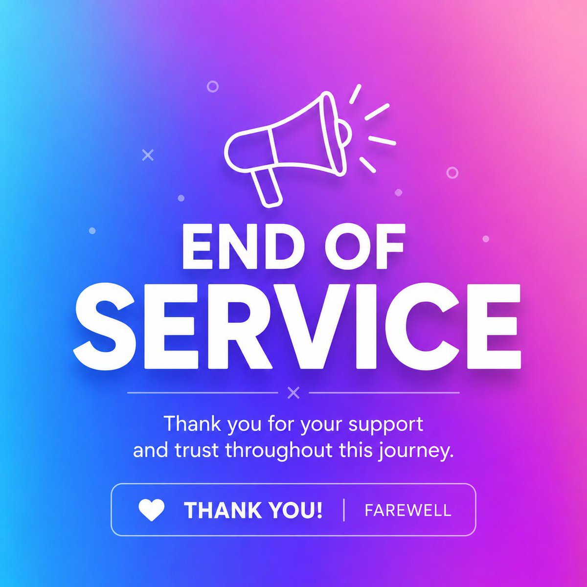 IncomyApp's tweet photo. After more than 18 months of helping you manage your finances, it's time to say goodbye.

Due to a significant decline in demand, the cost of maintaining the service is no longer sustainable, and we've made the difficult decision to shut it down.
Thank you to everyone who 1/3 https://t.co/gs8ZSHQ8cP