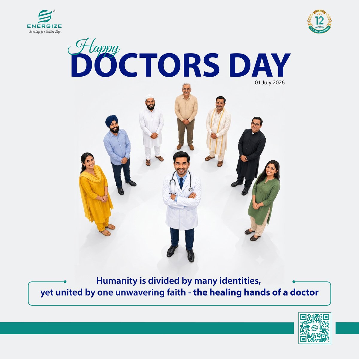 energize_p's tweet photo. Happy Doctors Day

#DoctorsDay2026 #HappyDoctorsDay #DoctorsDay #Gratitude #Healthcare #PatientCare #Orthopedics #Neurology #MedicalExcellence #EnergizePharmaceuticals #Energize #energizepharma https://t.co/NS482V4r4q