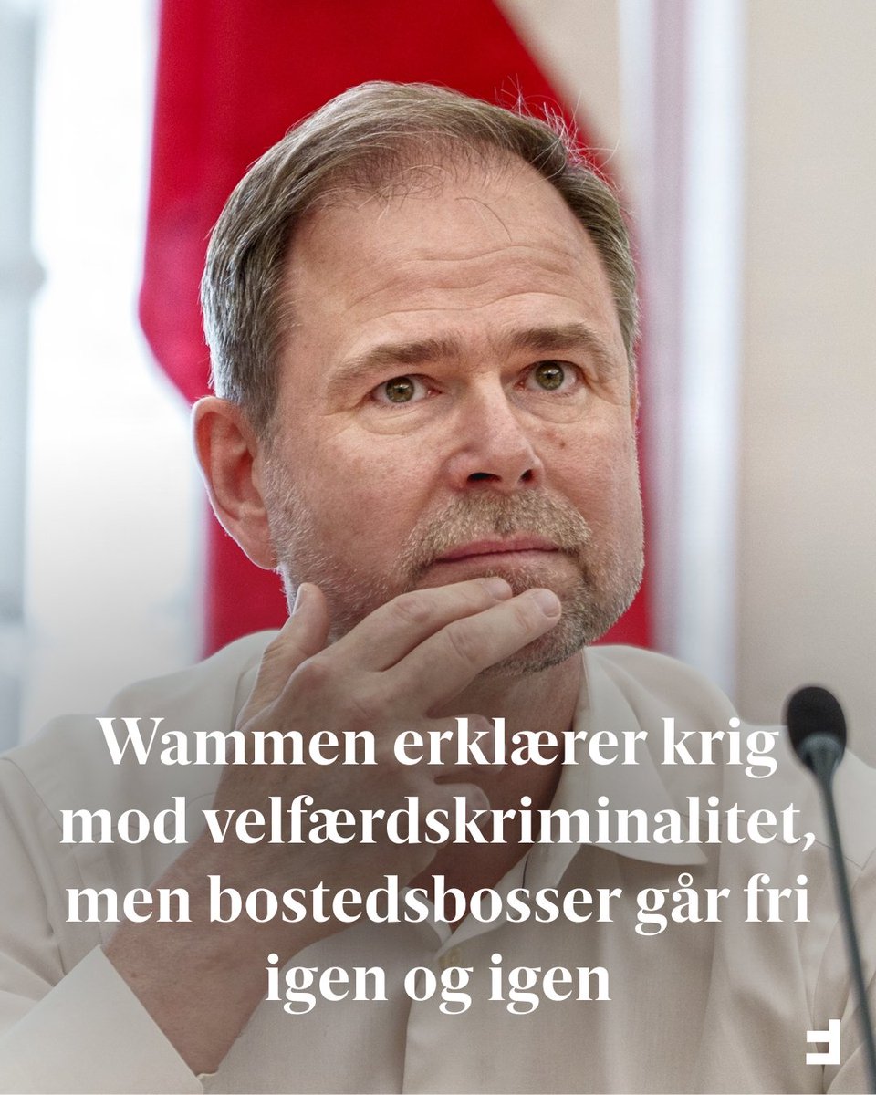 frihedsbrevet's tweet photo. Regeringen har blæst til kamp mod kriminelle bostedsbosser, der bruger bruger udsatte børn og voksne til at tømme kommunekassen og berige sig selv

Men når svindelmistænkte ledere i dag bliver politianmeldt for at bruge offentlige midler på at forgylde sig selv, går de fri igen og igen.

Det kan Frihedsbrevet afsløre i dag på baggrund af en rundspørge hos de fem socialtilsyn.

Læs eller lyt til historien her: https://t.co/WdkAmGrogD