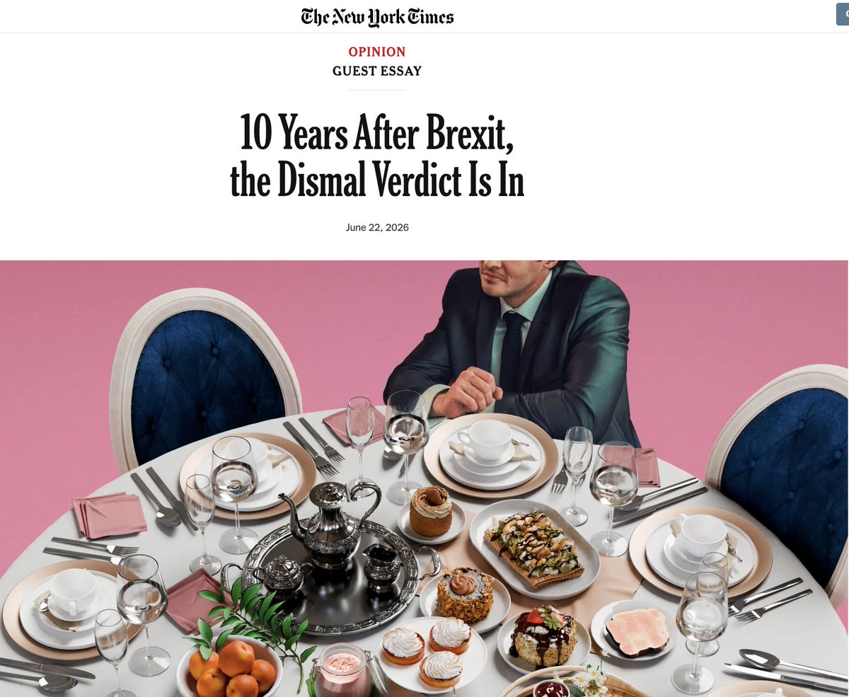 raghu_venugopal's tweet photo. We want Alberta to stay. Because a decade after con artists engineered Brexit ("Bregret") - the damage to the British economy is "blindingly apparent". The good people of Alberta need to read this as the British were duped - and are poorer and weaker. 
https://t.co/krDHkl7EIJ https://t.co/Zt49famBtY