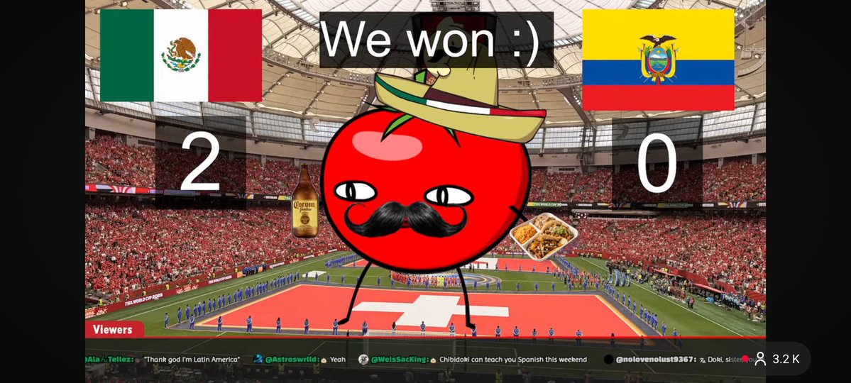 AbbysWalker_'s tweet photo. Ganamos!! Viva Mexico!!
Thank you tio @dokibird for the buff!!! https://t.co/dAhiLv7nUi