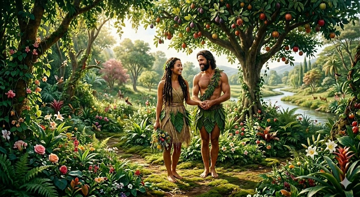 JustrozComedy's tweet photo. Omo Adam and Eve no supposed chop that fruit o😳, by now I for just dey look this my crush nud£s for free 😢😒😎🥱. https://t.co/jWPPxOLBOy