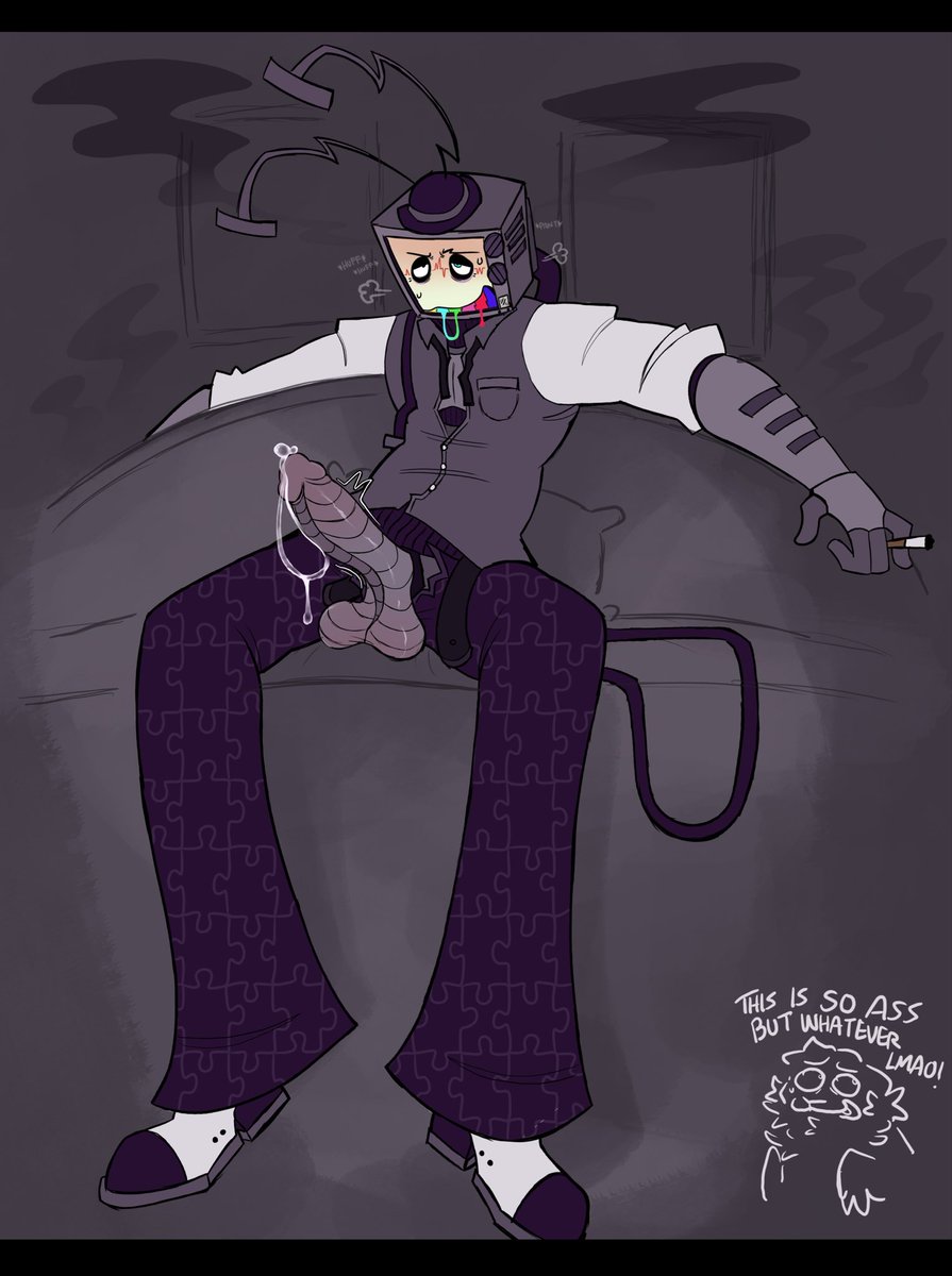 MunchyFinch's tweet photo. I think I’ve lost my touch on the goon art 💔

#mrpuzzlesnsfw https://t.co/W7zz77eK9T