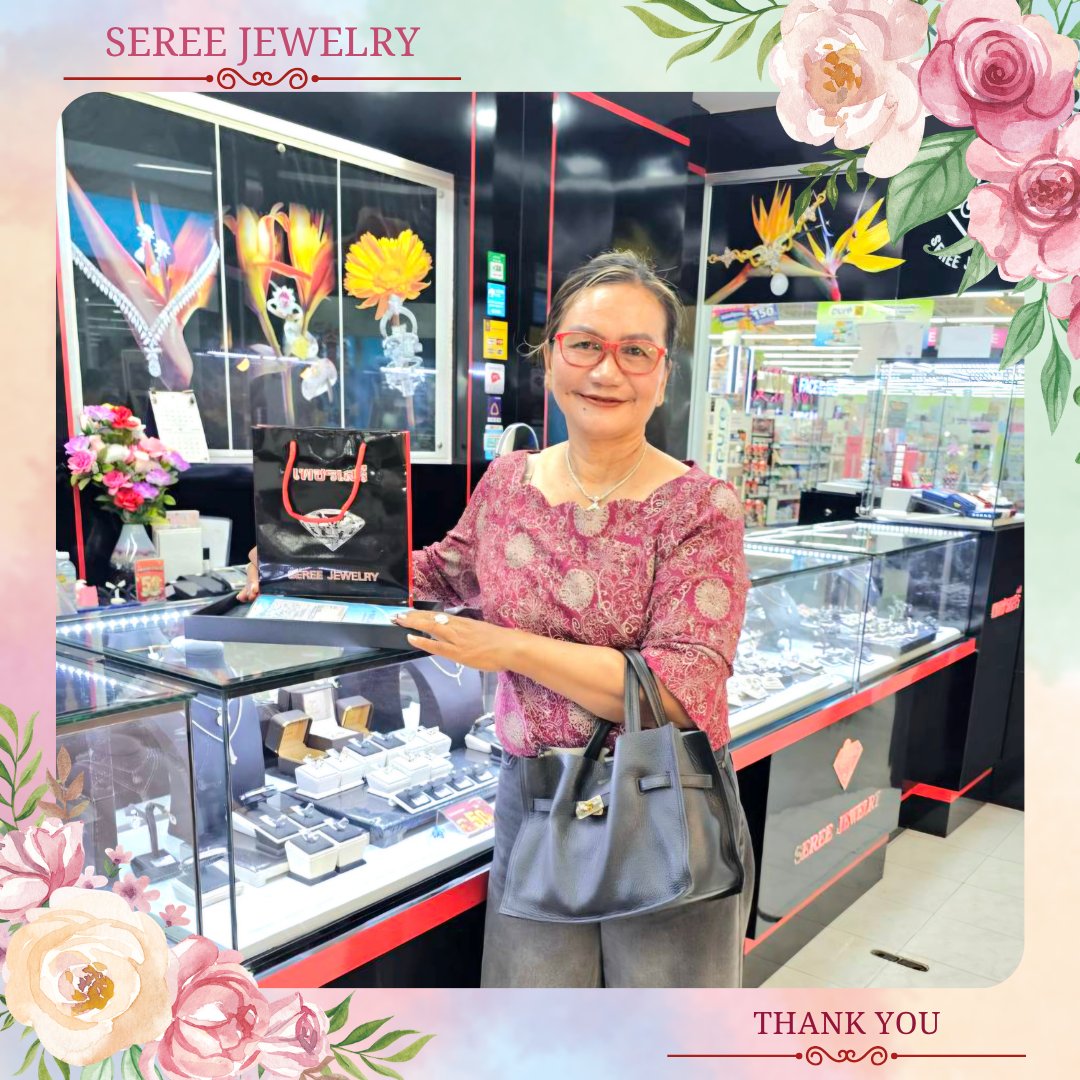JewelrySeree's tweet photo. วันนี้ เพชรเสรี สาขาศรีสะเกษ 

รู้สึกอบอุ่นหัวใจเป็นพิเศษ 
ที่ได้ต้อนรับ คุณแม่ไพบูรณ์ 
กลับมาเลือกเครื่องประดับ 
กับเราอีกครั้ง 💎

คุณแม่ เป็นเจ้าของกิจการรับซื้อหอมแดงรายใหญ่ ที่หลายคนในจังหวัดศรีสะเกษรู้จัก และให้ความไว้วางใจ ด้วยความซื่อสัตย์ จริงใจ และดำเนินธุรกิจ https://t.co/u7eCuKQaOM