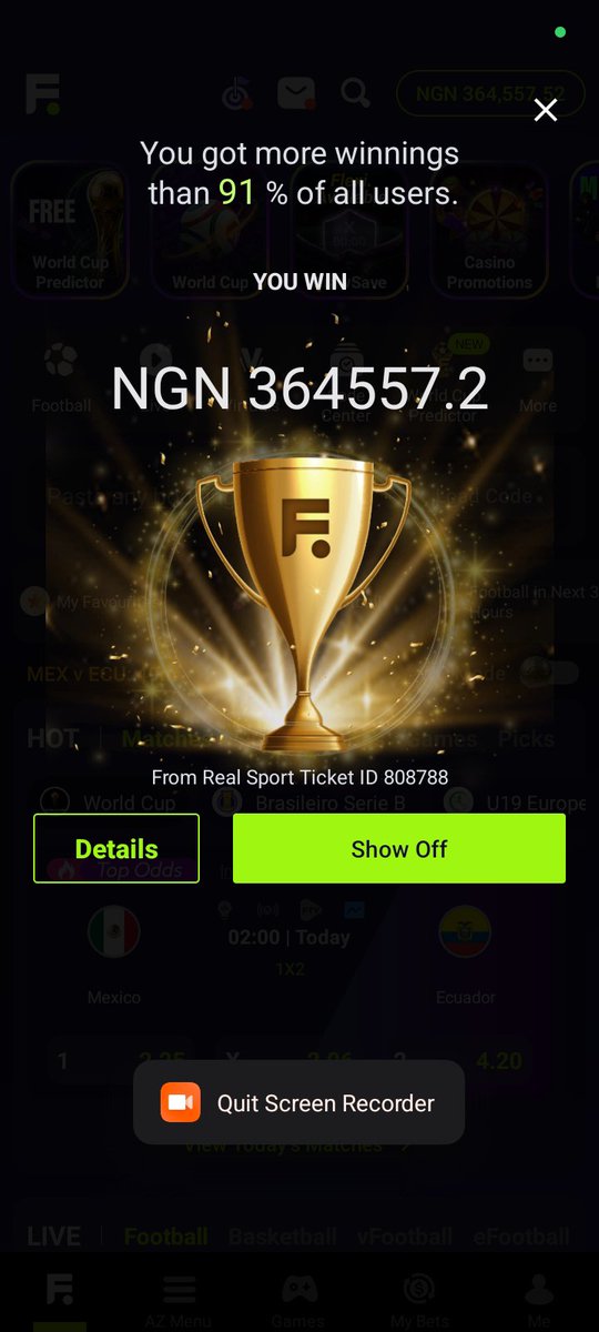 CryptoFarmer32's tweet photo. @lordshipszn Thanks brosky 
First time winning this much on twitter games 

More oil to your selection, bro https://t.co/PP43ItG7y6