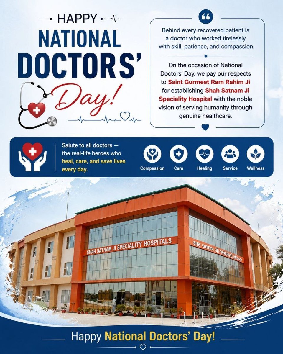 Anku_58's tweet photo. In this fast-paced world, humans have forgotten to take care of their health. Saint Gurmeet Ram Rahim Ji gives some suggestions related to health and says that we should eat food while the sun is shining and should exercise.
#NationalDoctorsDay2026
#NationalDoctorsDay https://t.co/kdImSylf9B