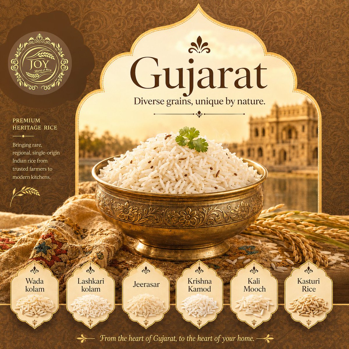 joyworldofrice's tweet photo. Buy Basmati rice from Joy World of Rice: https://t.co/CH1wepgmyg 

#Gujarat #PremiumRice #RiceSupplier #IndianAgriculture #HeritageRice #KolamRice #KrishnaKamod #FoodIndustry #RiceBusiness #JOYWorldOfRice https://t.co/PeRi75cnz5