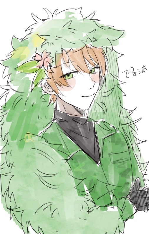 ashushushu2002's tweet photo. でる汰さんを描きました🍃 https://t.co/SN3uoO2WHL