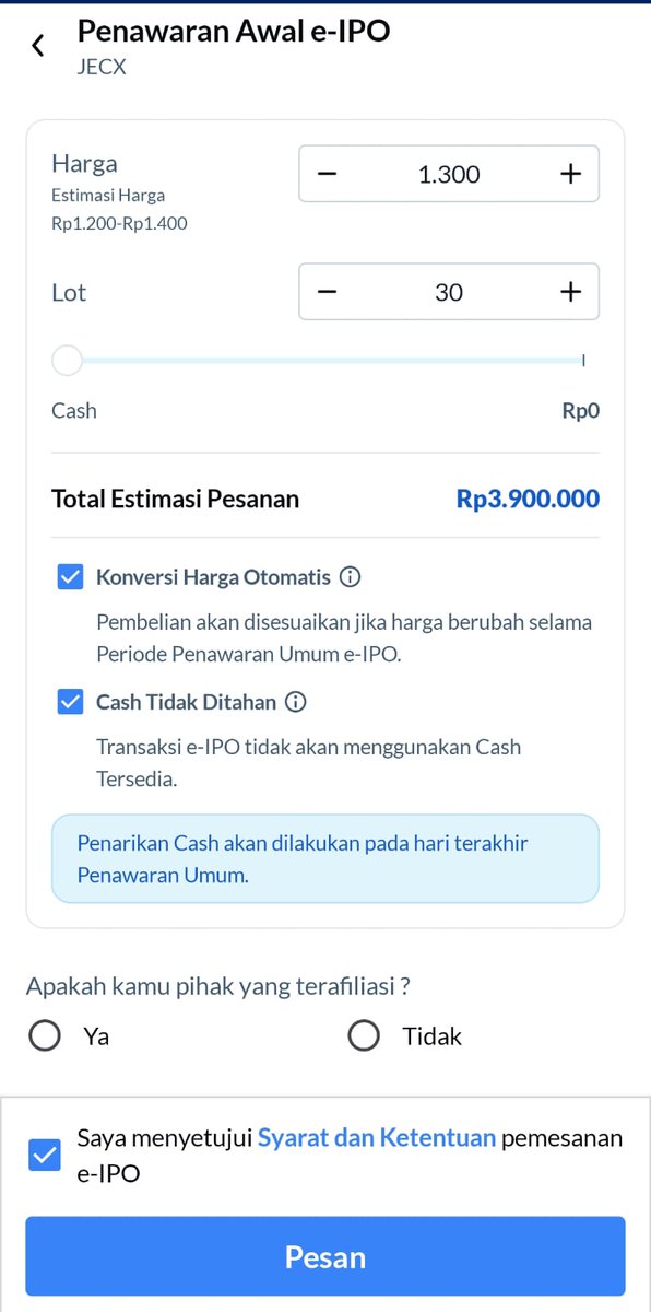 jayanroshid's tweet photo. Nggak heran YouTube Shorts Tommy Yu Irawan banyak yang nonton. Soalnya dia bongkar gimana bisa pesan IPO batch 450 juta dengan cash sekitar 9 juta. Ternyata rahasianya ada di fitur cash tidak ditahan di aplikasi Ajaib. https://t.co/3SFmh5iGPI