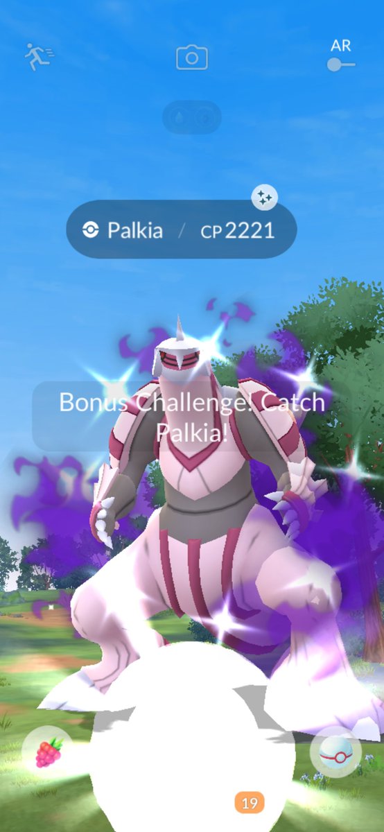 SawkOnThis's tweet photo. I finally get to say it... first raids shiny 🤣 thanks for the invite @Kiwisteve5 much appreciated! ##PokemonGo #Pokemon #Shiny #ShinyPokemon https://t.co/eT33c6Z9a2