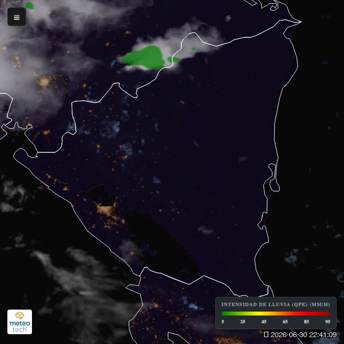 climaya's tweet photo. 🇳🇮 Lluvias ligeras dispersas son esperadas en la Región Norte y Central. La costa atlántica (RAAN/RAAS) registrará lluvias moderadas aisladas y vientos con rachas de hasta 50 km/h.

Atiende los avisos oficiales. Mapas de tiempo real en nuestra web. #ClimaNI https://t.co/68BFGcZ7tI
