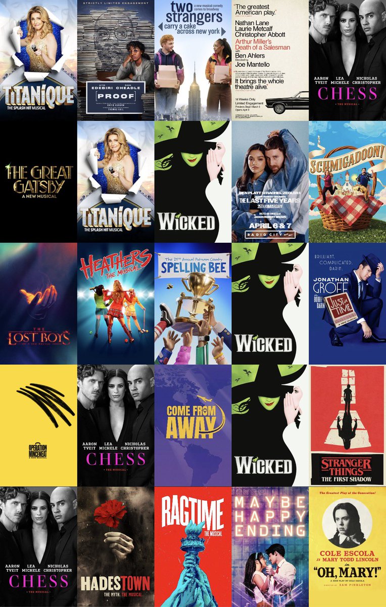 spookytwoad's tweet photo. 25 shows from january to june! #theater #broadway #musicals https://t.co/3a0TTcvv2S